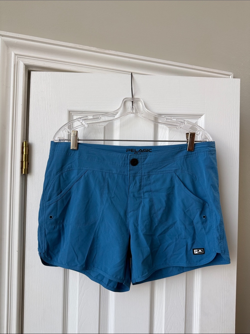 Pelagic Women's Blue Athletic Shorts